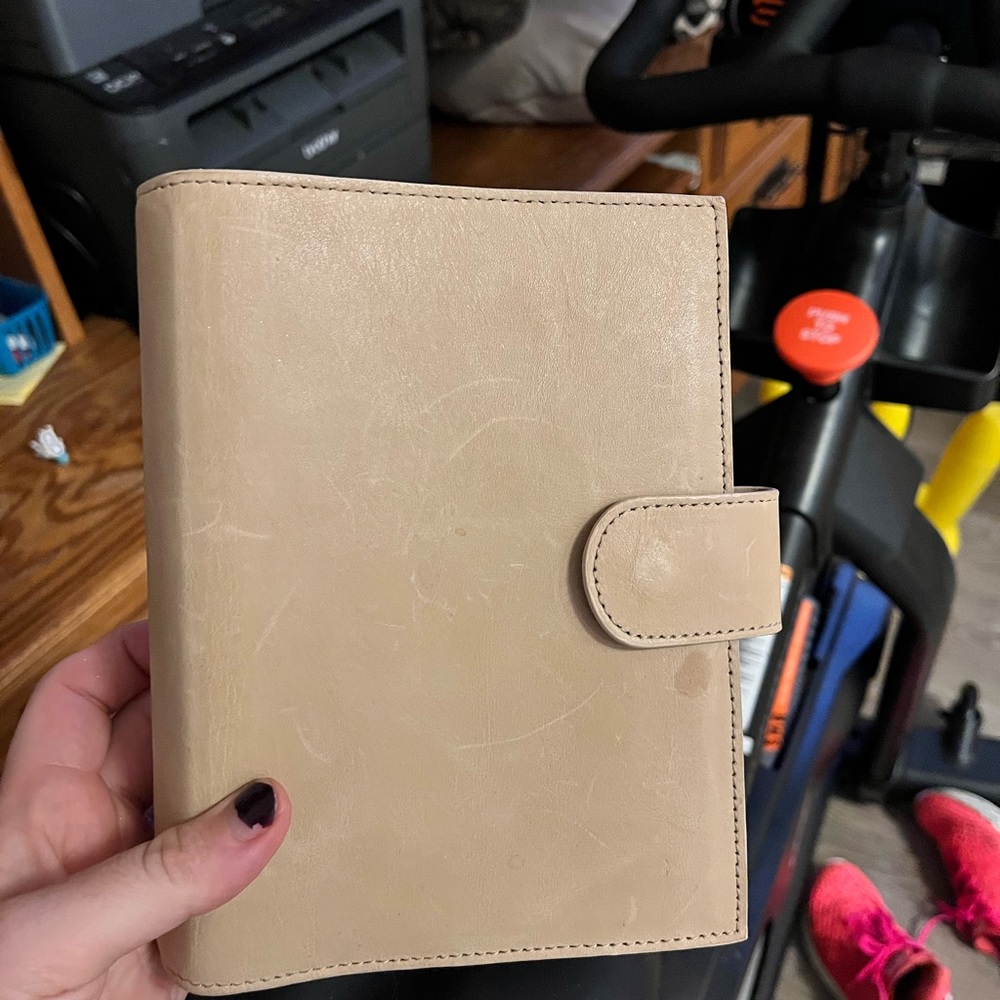 Naya Paperie undyed ring planner